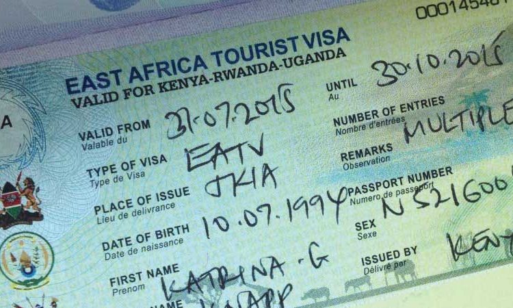 documents for East African Safari